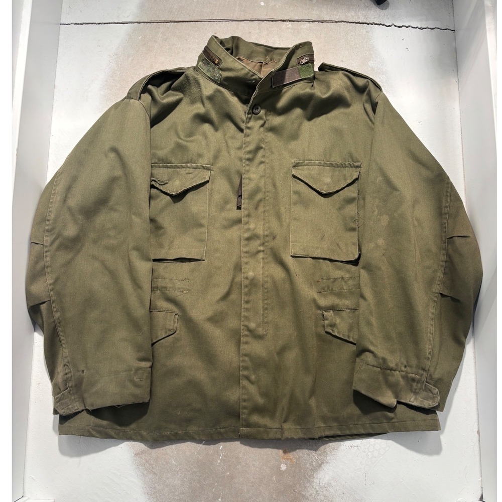 Vintage US Military M-65 Field Jacket Olive Drab XXL Regular Lakeview Sportswear
